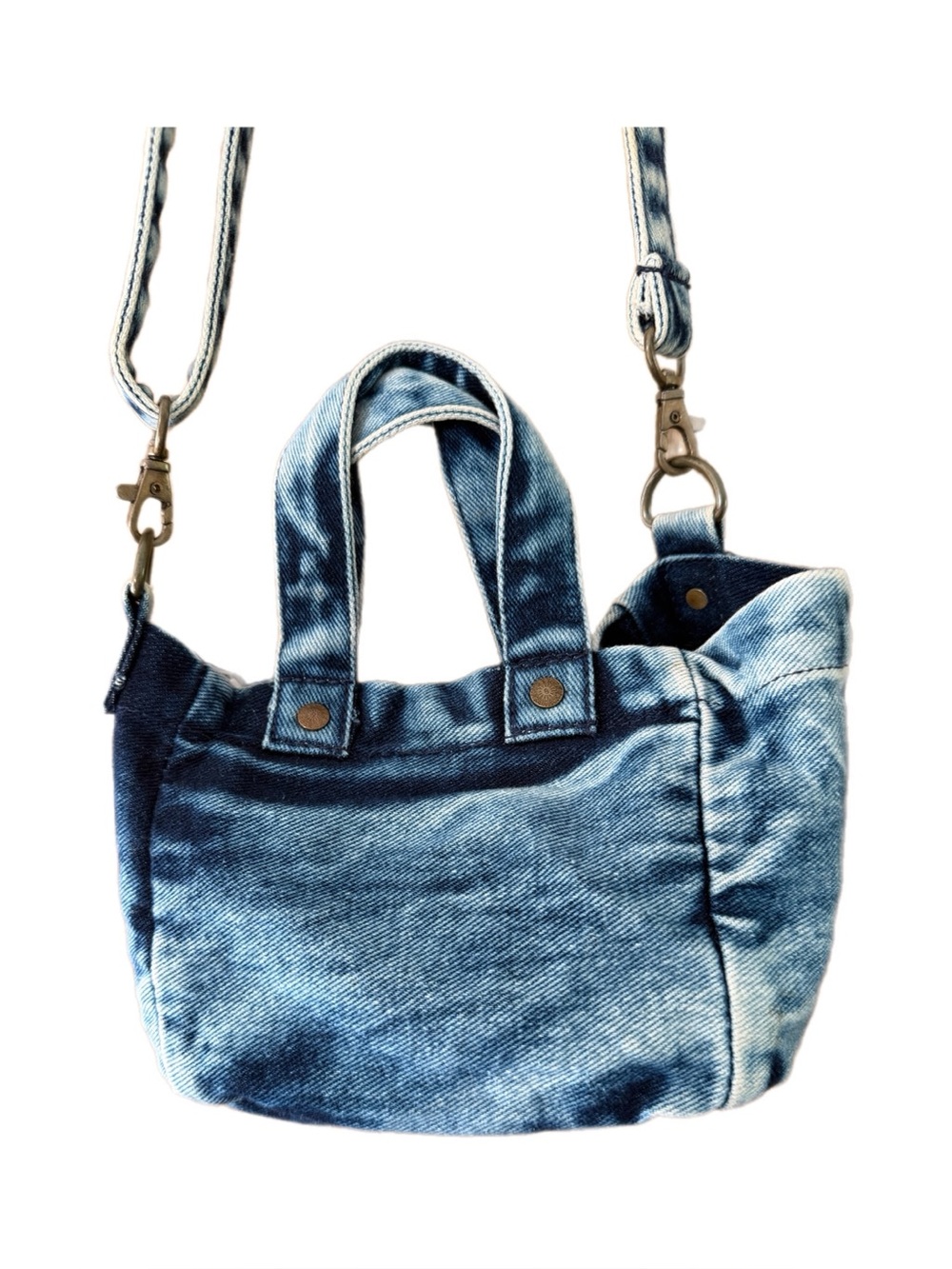Free People Mini Denim Tote - Picture 9 of 16